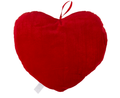 Red plush heart, Ich liebe Dich,