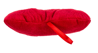 Red  plush heart, I love you,