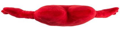 Red plush heart with arms,