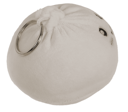 Metall-Schlüsselanhänger, Plüsch-Dumplings,