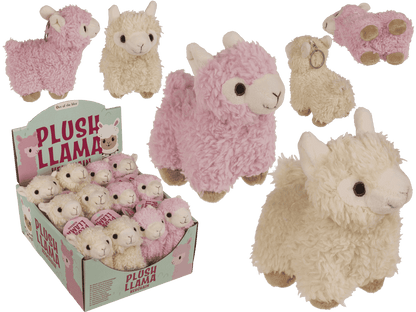 Metal keychain, Plush-Llama,