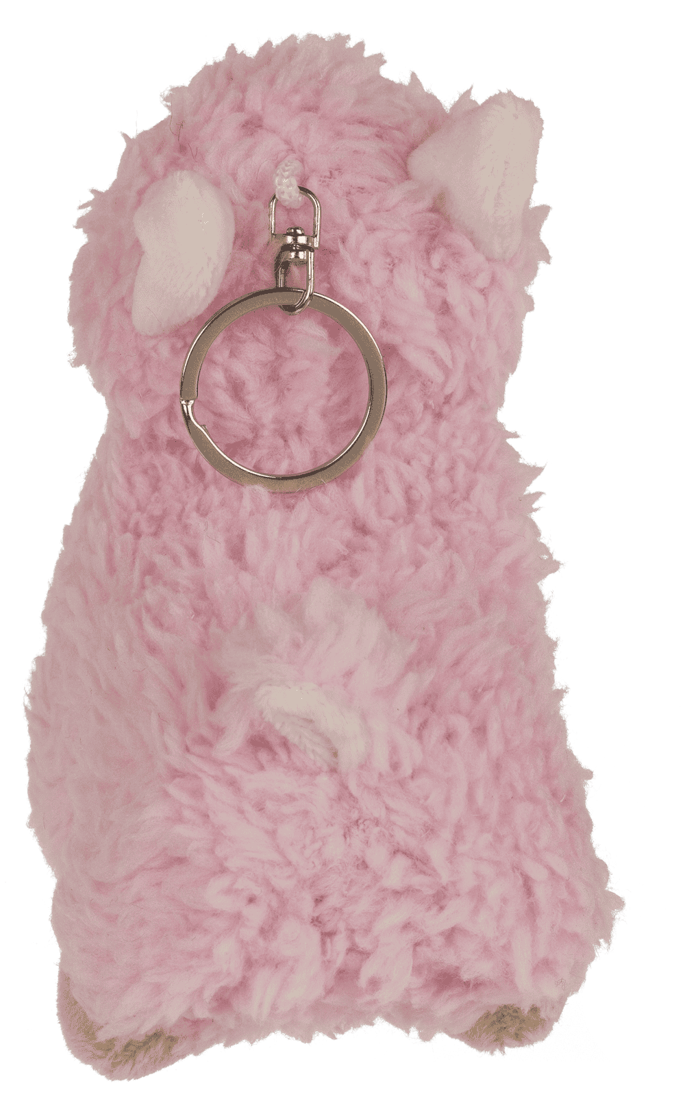 Metal keychain, Plush-Llama,