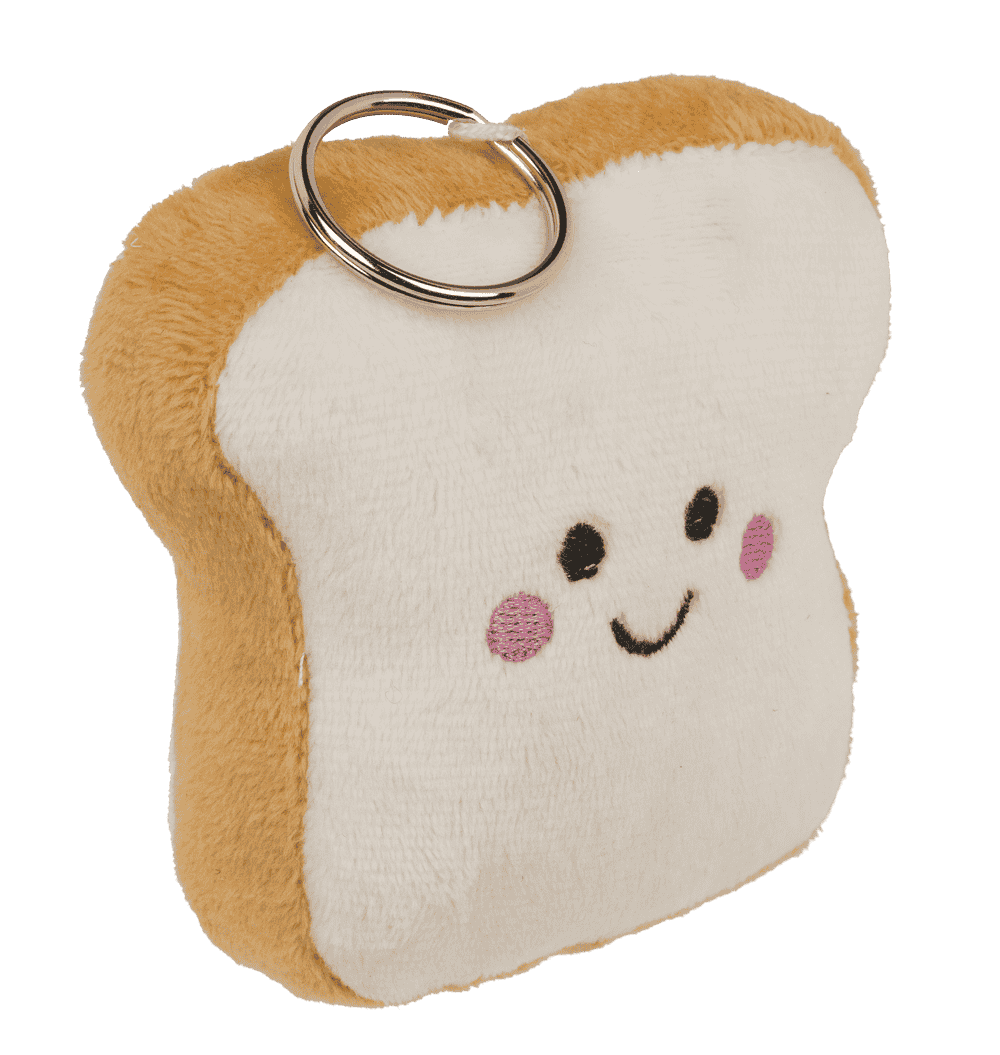 Llavero de metal, peluche horneado
