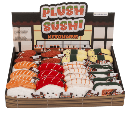 Metal keychain, Plush Sushi,
