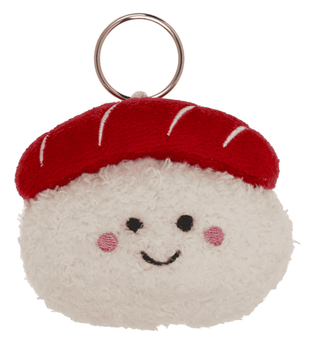 Metal keychain, Plush Sushi,