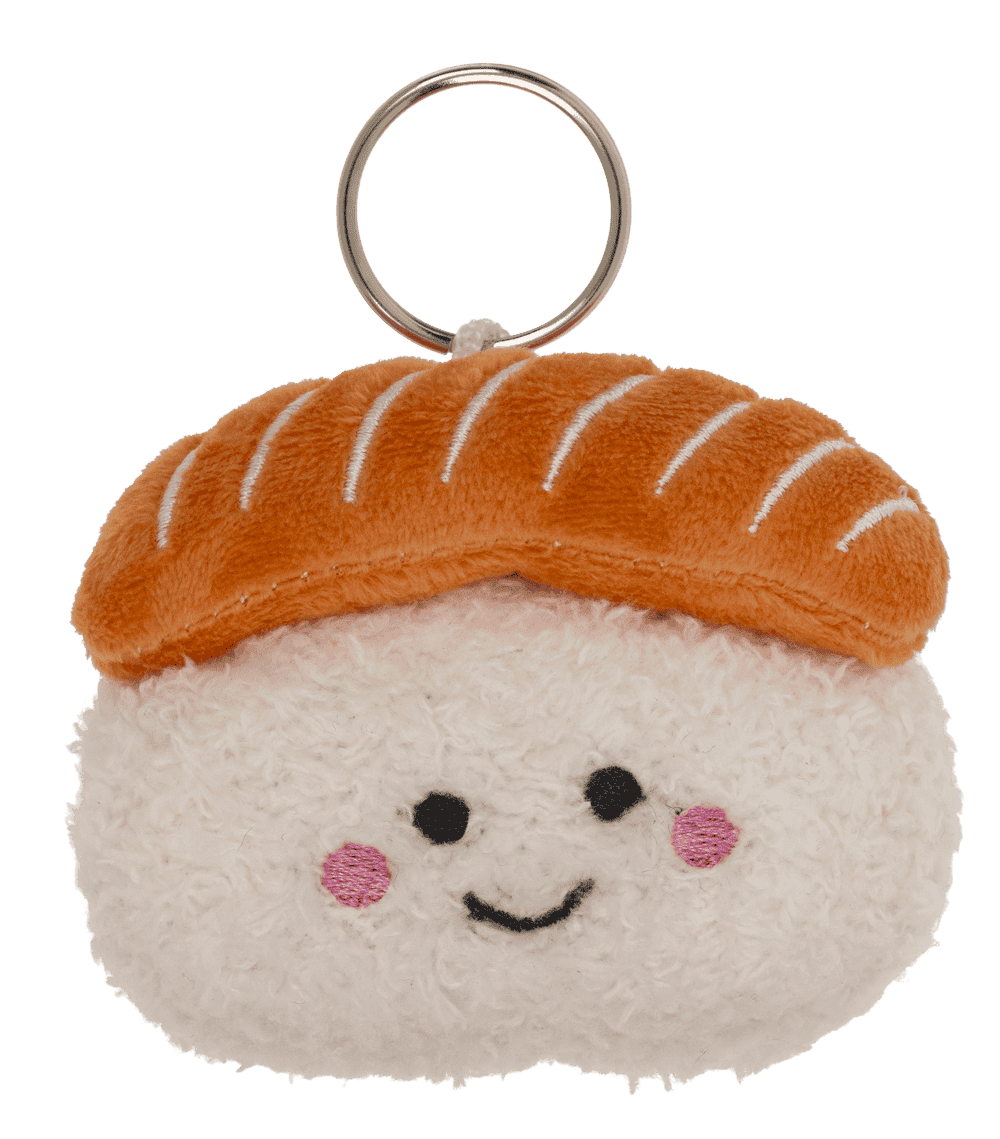 Metal keychain, Plush Sushi,
