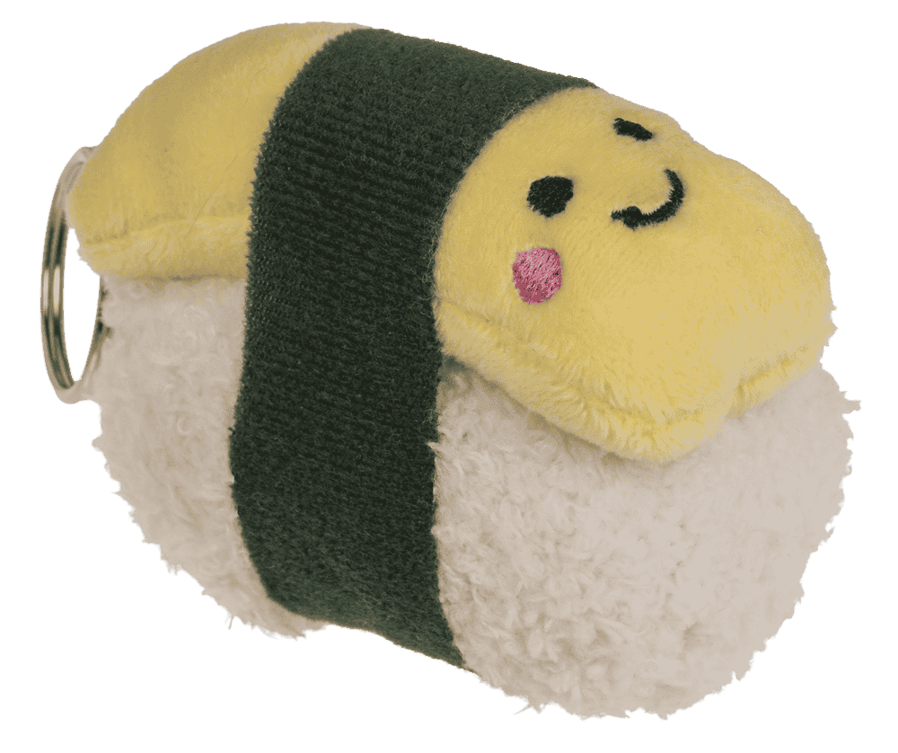 Metal keychain, Plush Sushi,