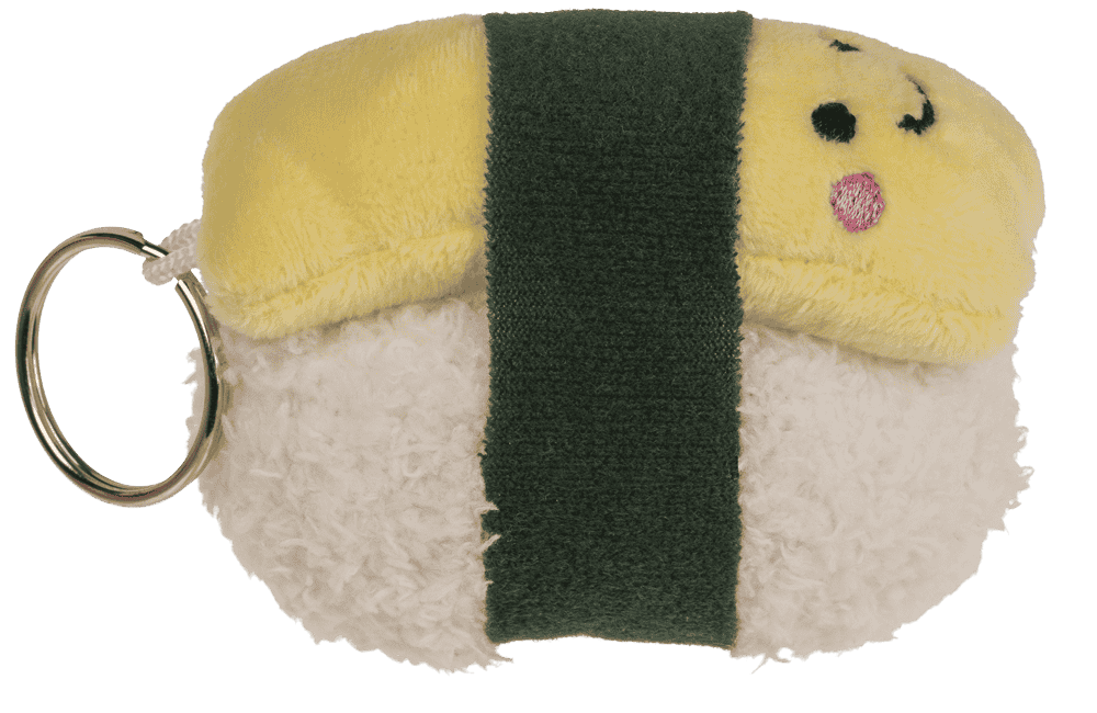 Metal keychain, Plush Sushi,