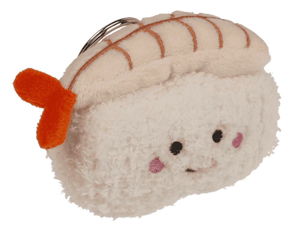 Metal keychain, Plush Sushi,