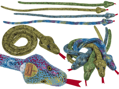 Serpiente de peluche, 114 cm de largo