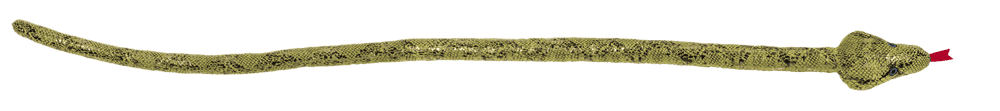 Serpiente de peluche, 114 cm de largo