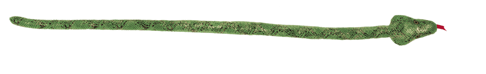 Serpiente de peluche, 114 cm de largo
