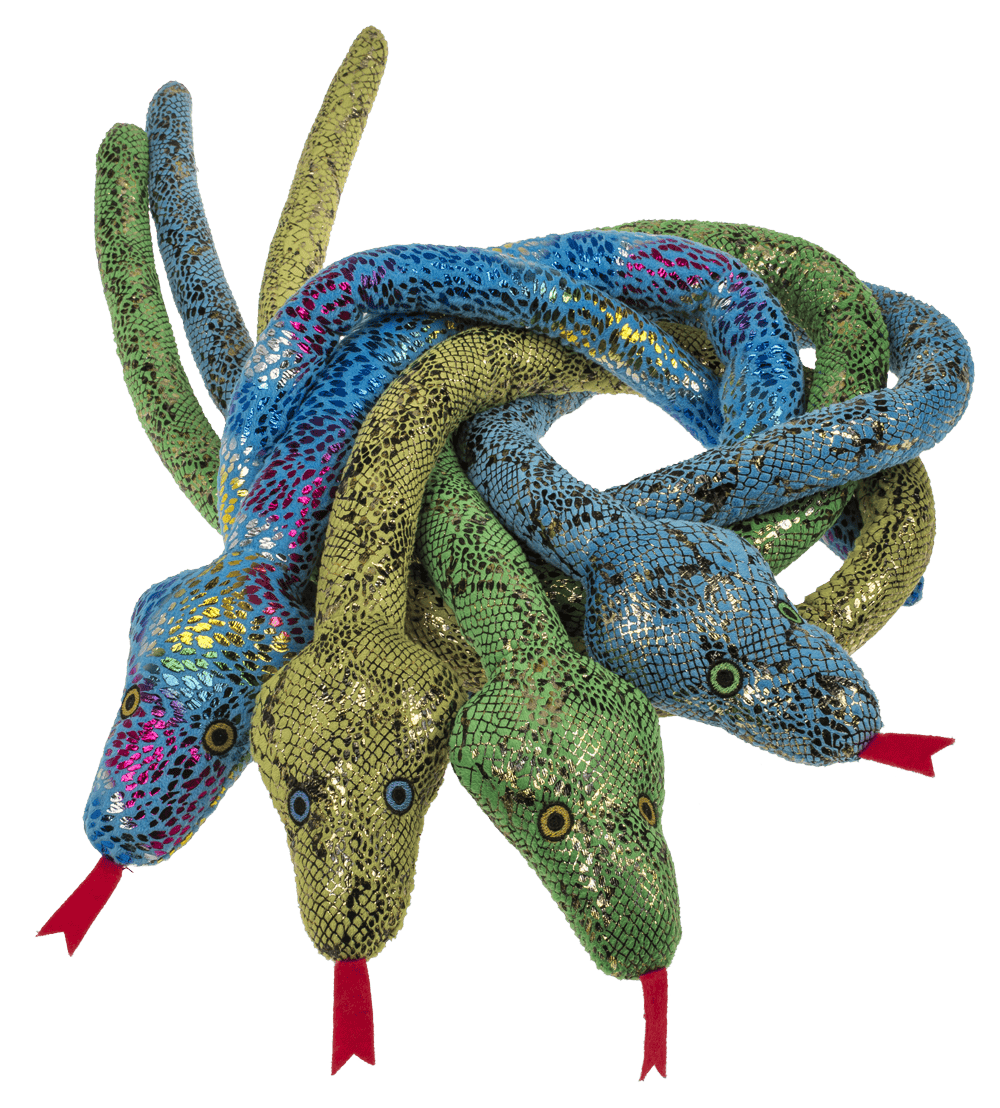 Serpiente de peluche, 114 cm de largo