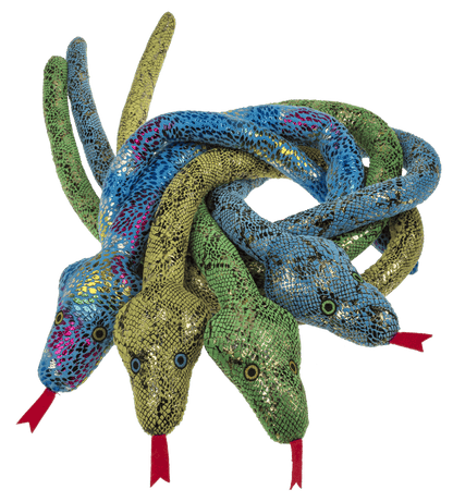 Serpiente de peluche, 114 cm de largo