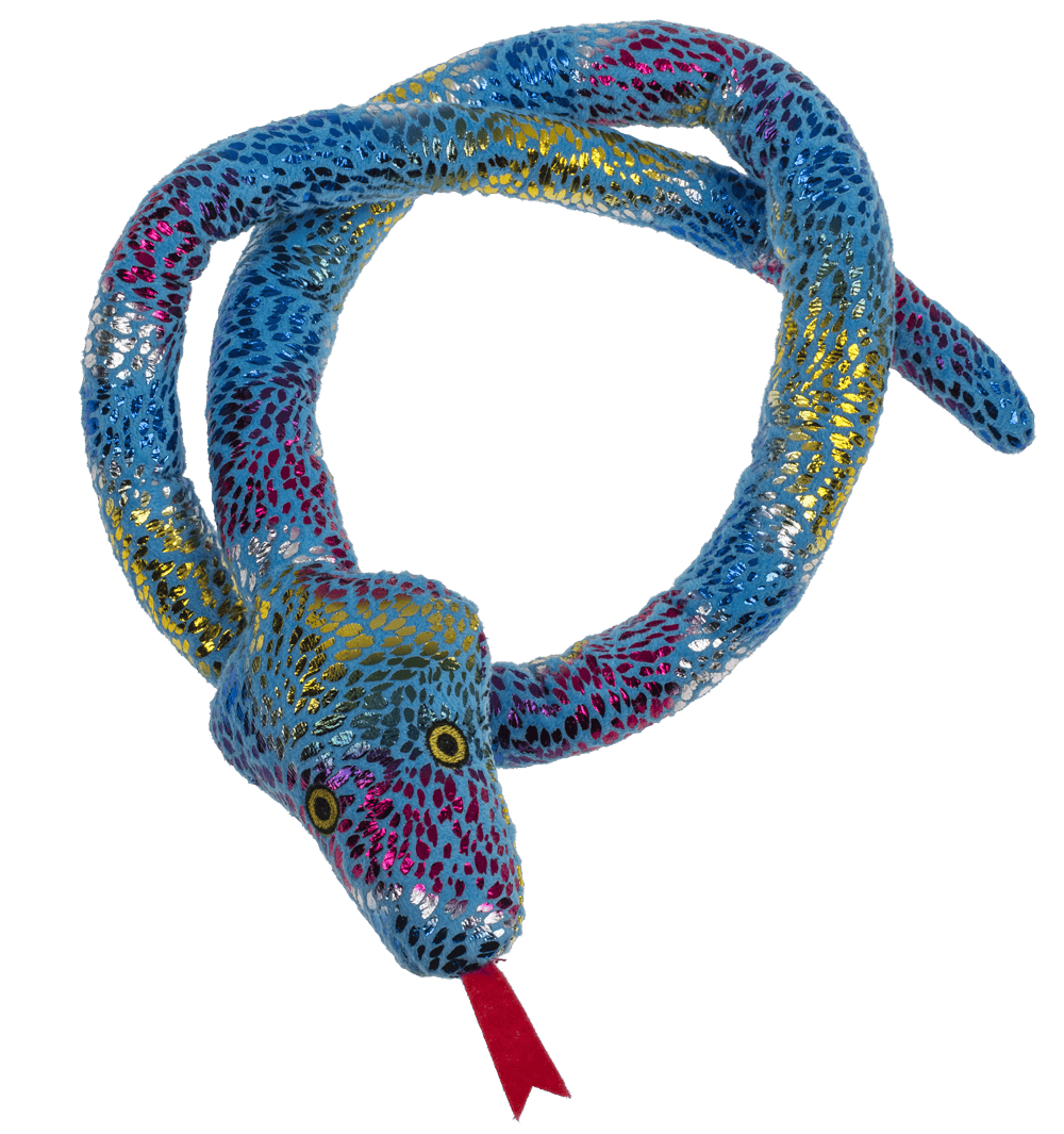 Serpiente de peluche, 114 cm de largo
