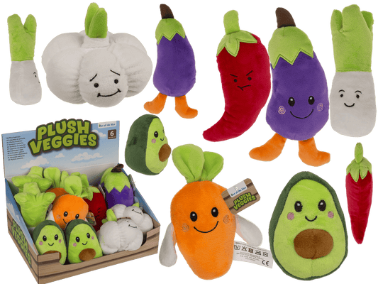 Plush Vegetables, 16 cm,
