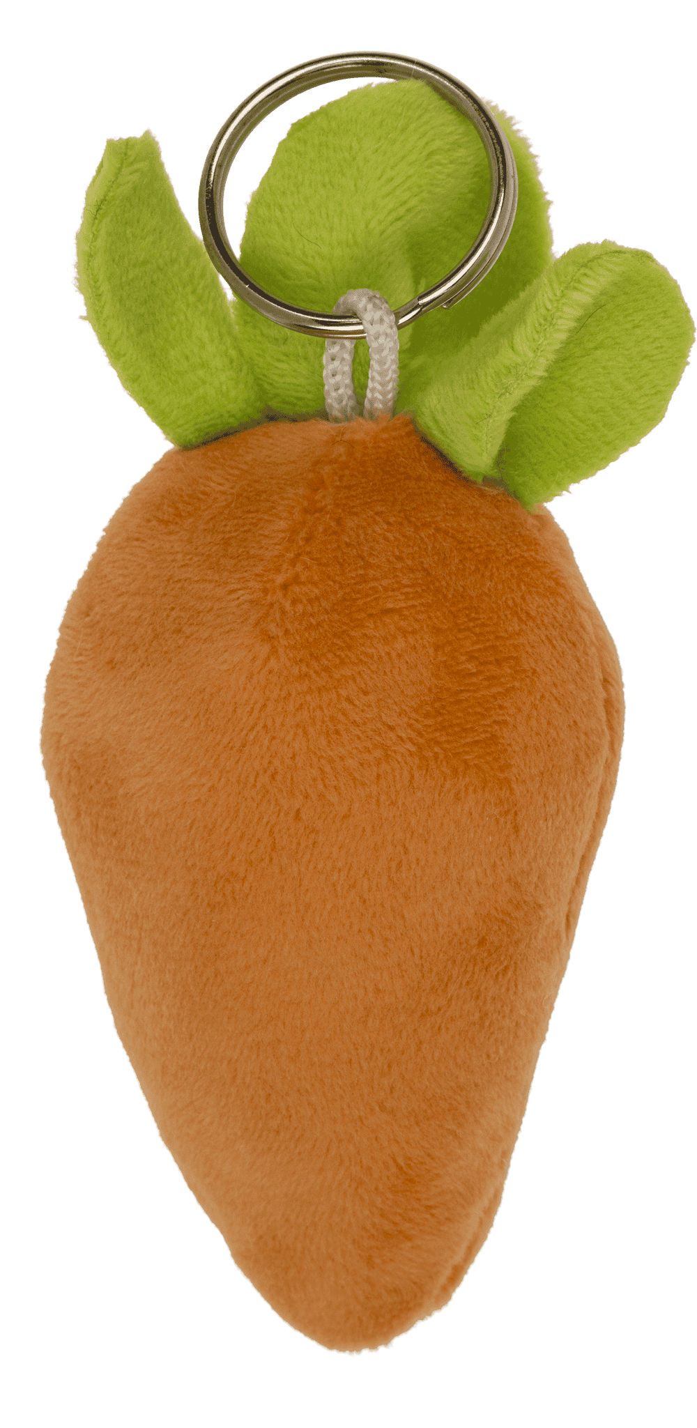 Metal keychain, plush vegetable,