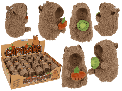 Metal keychain, Plush-Capybara,
