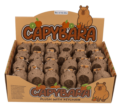 Metal keychain, Plush-Capybara,