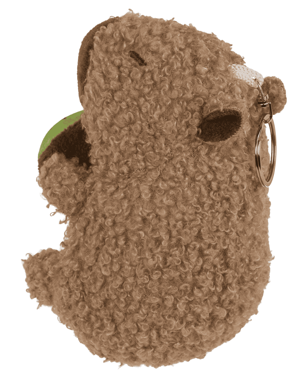 Metal keychain, Plush-Capybara,