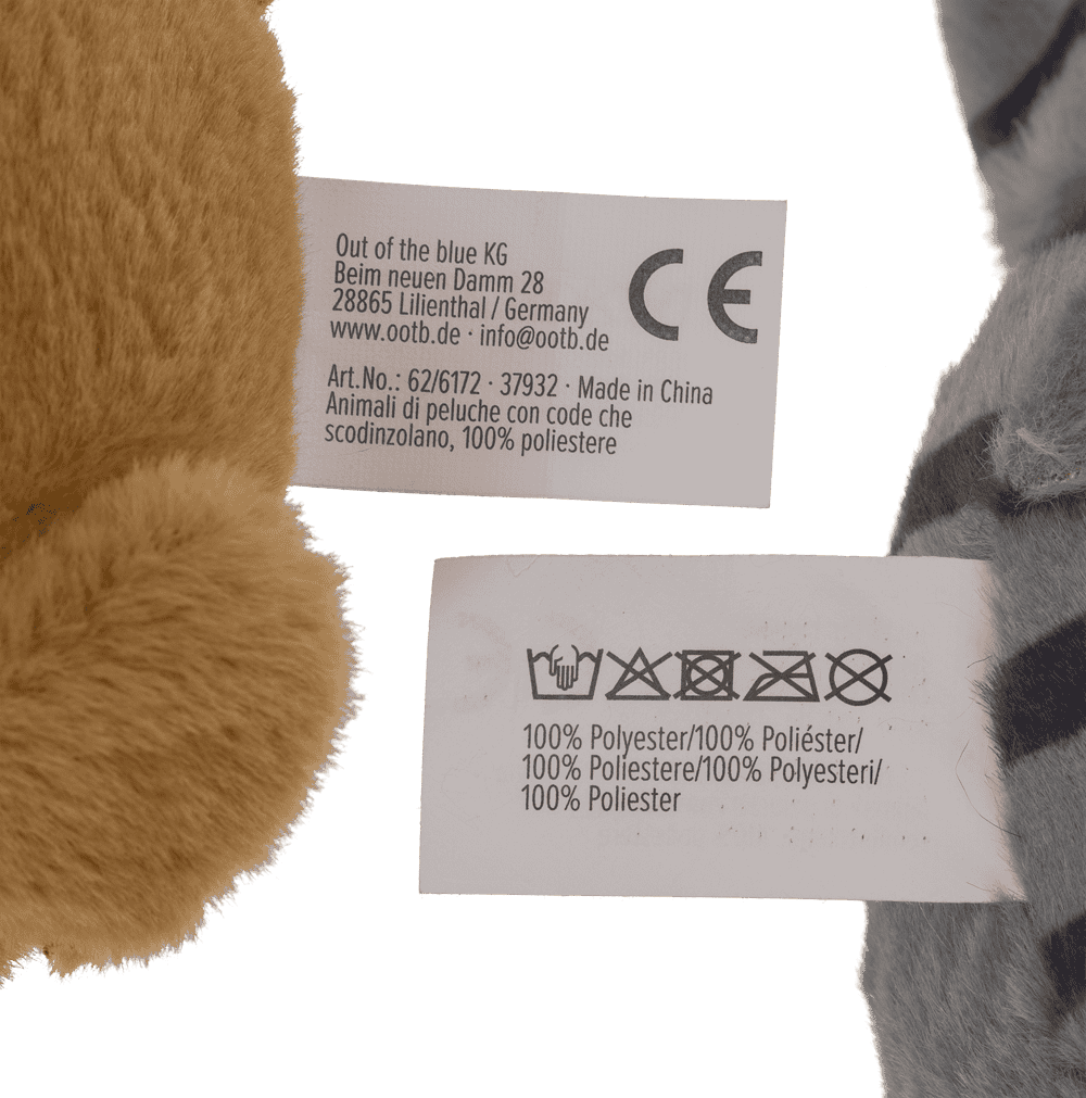 Plush Animals with wagging tails,