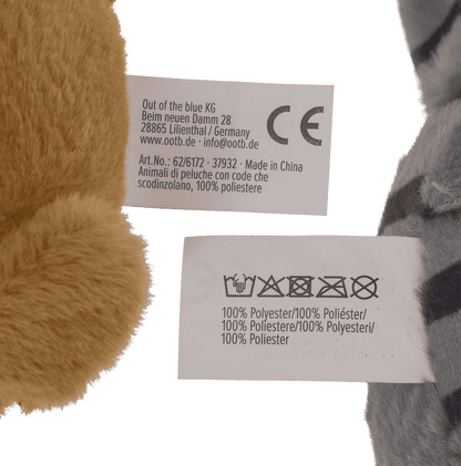 Plush Animals with wagging tails,