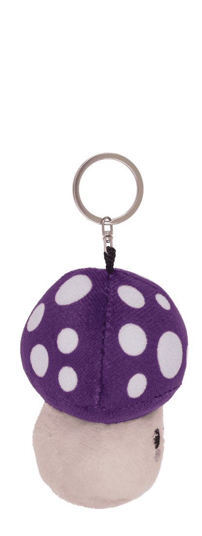 Metal keychain, Kawaii Mushroom,