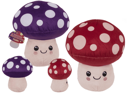 Plush Kawaii Mushroom, 20 cm,