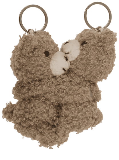 Metal keychain, Bears Hugging,