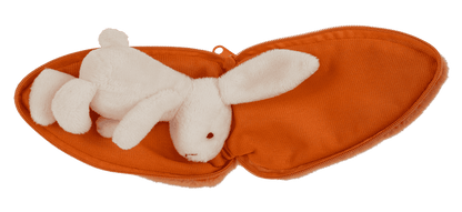 Metal-Keyring, Plush Folding rabbit