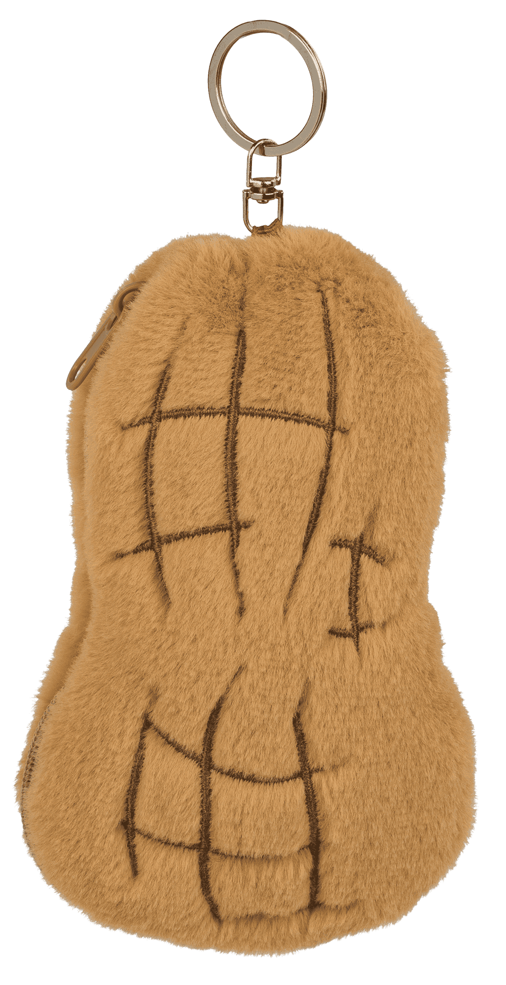 Metal-Keyring, Plush Folding Elefant