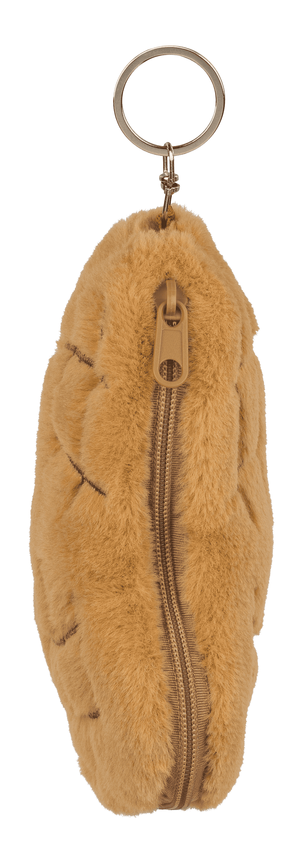 Metal-Keyring, Plush Folding Elefant