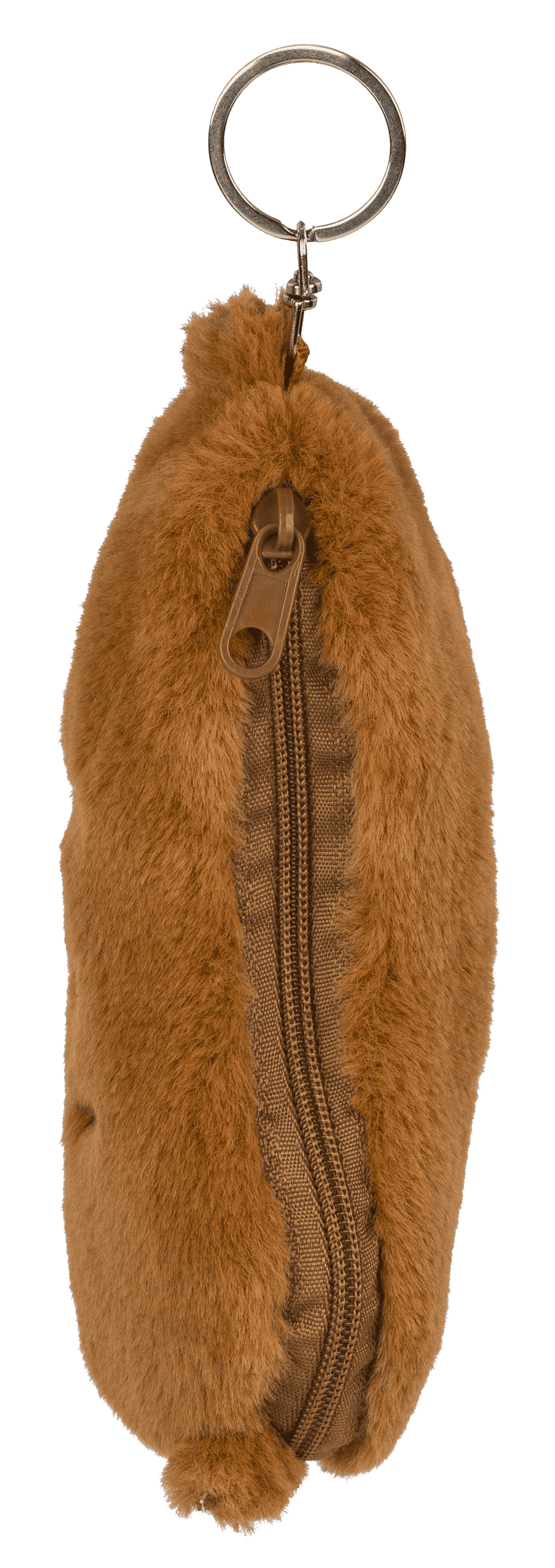 Metal-Keyring, Plush Folding Dog