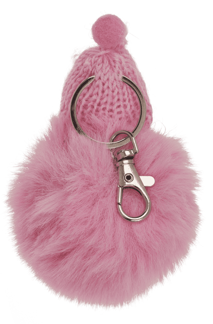 Metall-Schlüsselanhänger,Schlafendes Baby Pom Pom