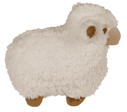 White plush Sheep with embroided eyes,