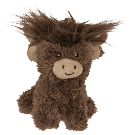 Keychain, Plush highland Cow, 10 cm,