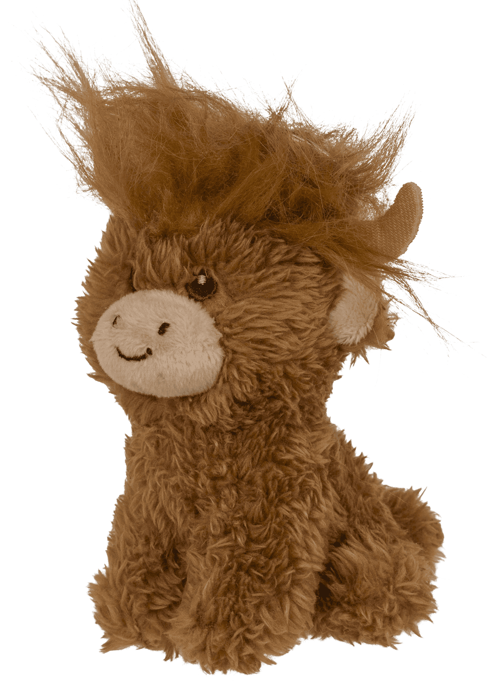 Keychain, Plush highland Cow, 10 cm,