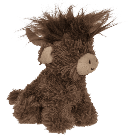 Keychain, Plush highland Cow, 10 cm,