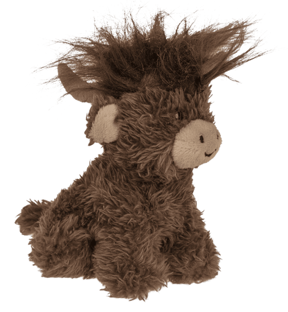 Keychain, Plush highland Cow, 10 cm,