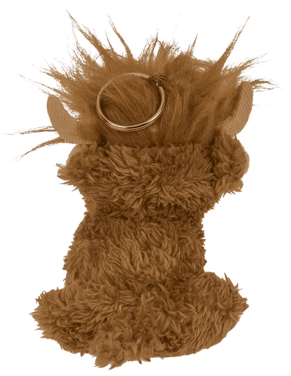 Keychain, Plush highland Cow, 10 cm,