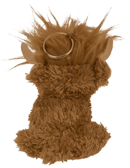 Keychain, Plush highland Cow, 10 cm,