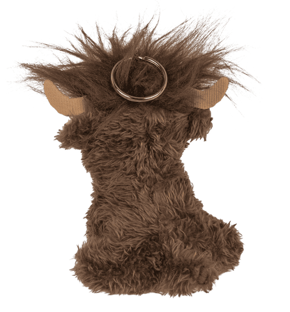 Keychain, Plush highland Cow, 10 cm,