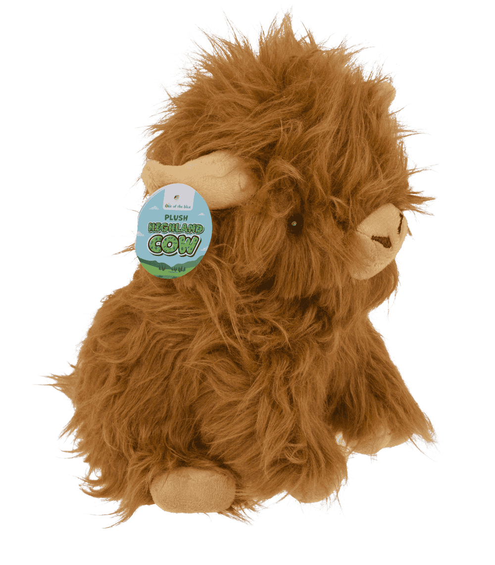 Plush highland cow, ca. 22 cm,