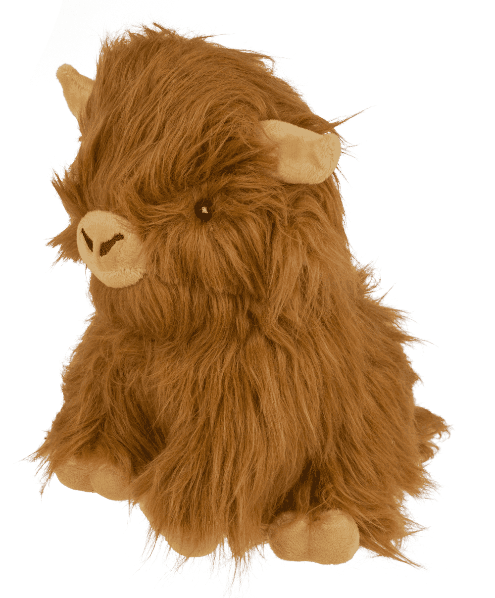 Plush highland cow, ca. 22 cm,