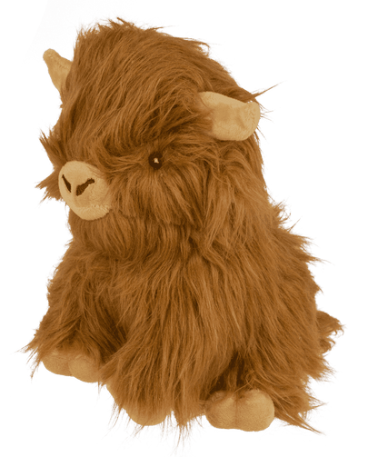 Plush highland cow, ca. 22 cm,