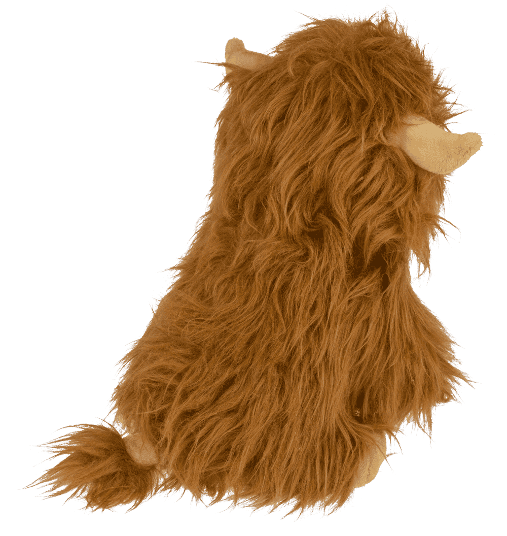 Plush highland cow, ca. 22 cm,