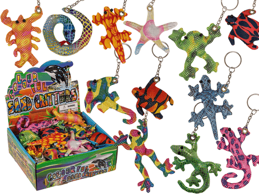 Keychain, Sand filled animals,