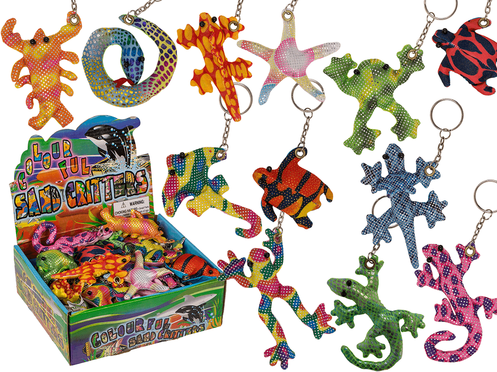Keychain, Sand filled animals,