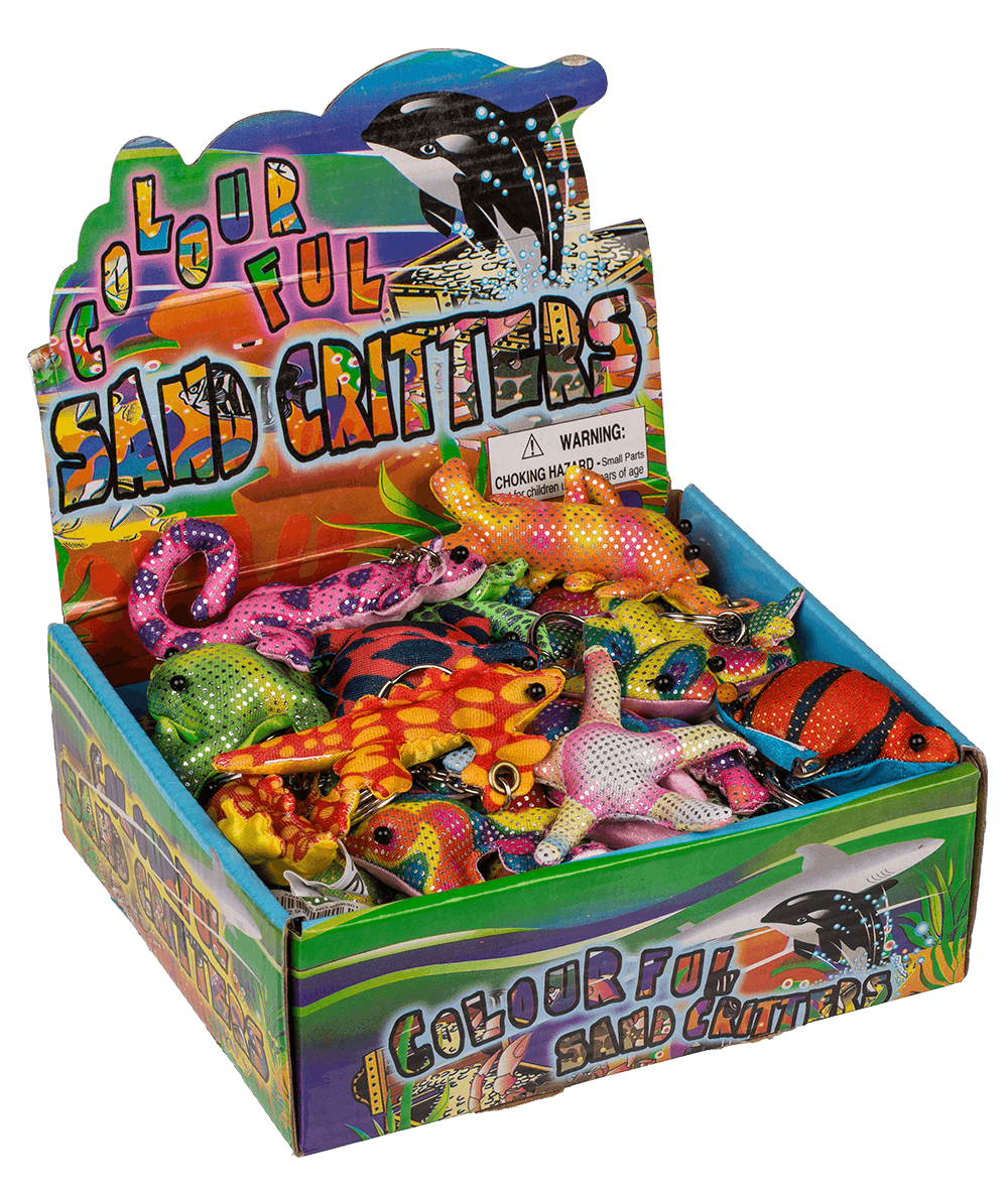 Keychain, Sand filled animals,