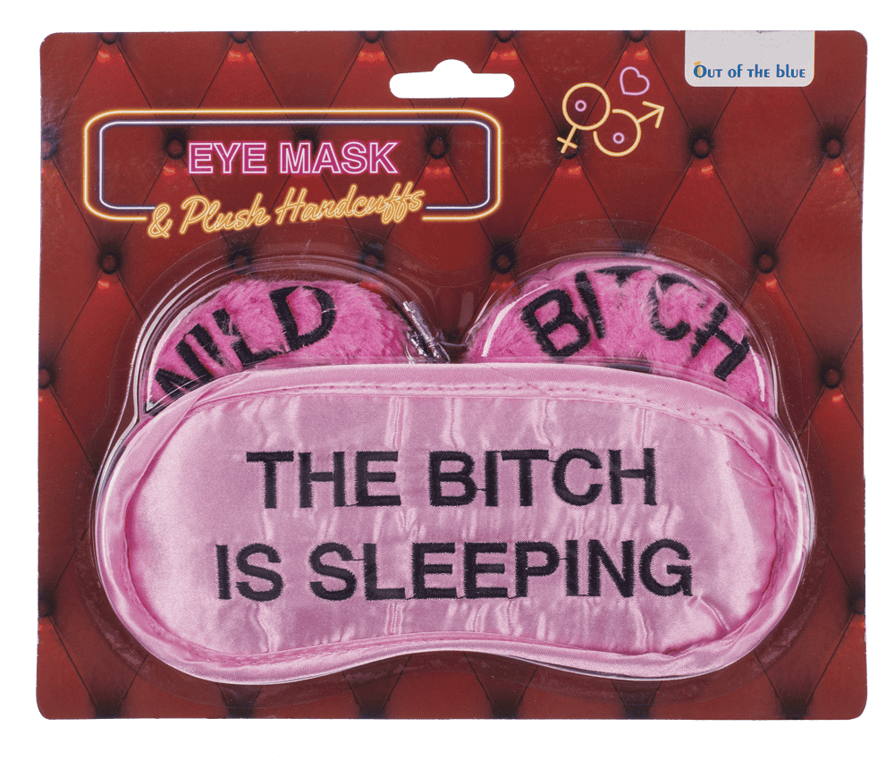 Plush Hand Cuffs & Eyemask, Sexy,